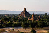 Bagan Myanmar. View from the terrace of Pyathada Temple. 